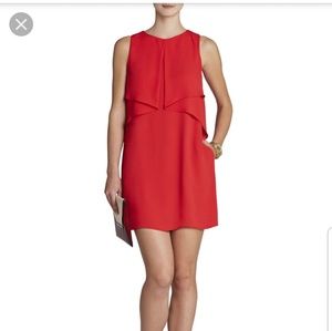 BCBG Maxazria Amelie Sleeveless Draped Dress Medium